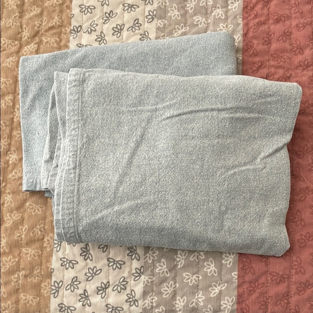 Coyuchi Cloud Brushed™ Organic Flannel Receiving Blanket x2